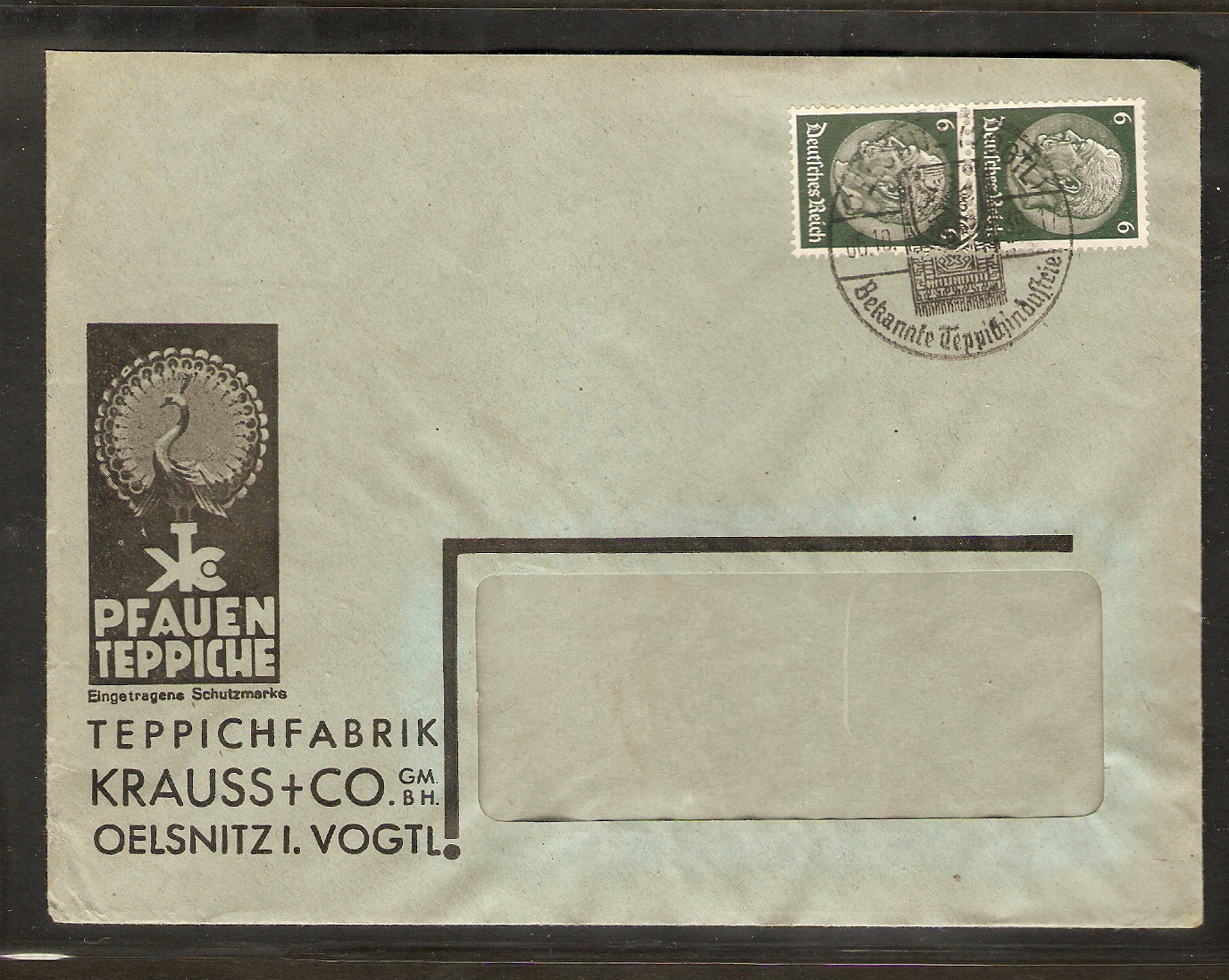 Dr Reklame Brief Teppichfabrik Krauss Co Oelsnitz Ebay